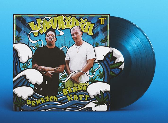 BRADY WATT & DEMRICK - WAVRIDIN EP ARTWORK