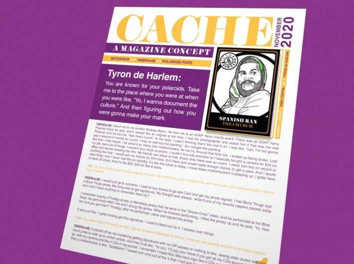CACHE 2020 - A MAGAZINE CONCEPT